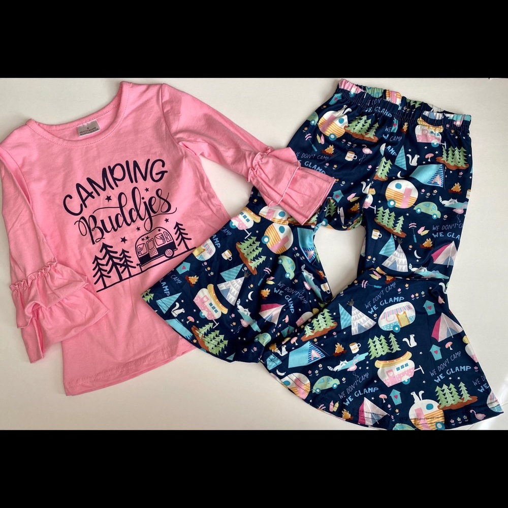 Camping buddies Bell Bottoms set